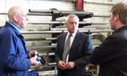 David Ward listens to concerns of small business David Ward listens to concerns of small business
