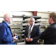 David Ward listens to concerns of small business