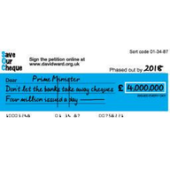 Save Our Cheque