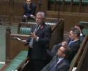 David Ward Presenting Cheques Bill to Parliament