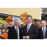 David Ward and Nick Clegg