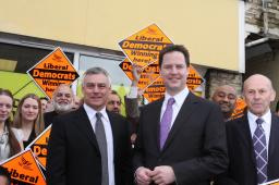 David Ward and Nick Clegg