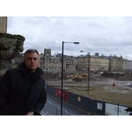 David Ward at the Westfield site
