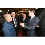 David Ward, Nick Clegg and Vince Cable