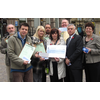 David Ward MP with Save Our Cheque Team, Bradford