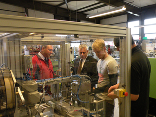 David Ward MP with Apprentices David Ward MP with Apprentices