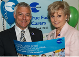 David with Angala Rippon for Carers Week