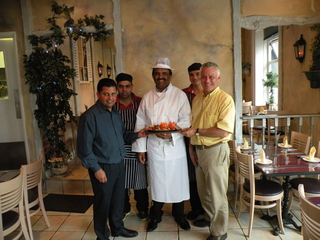 David Ward MP with Staff from Kiplings Restaurant David Ward MP with Staff from Kiplings Restaurant
