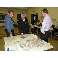 David Ward MP discussing plans for the proposed Energy from Waste facility in East Bowling