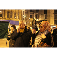 David Ward MP speaks at Gaza protest in Bradford